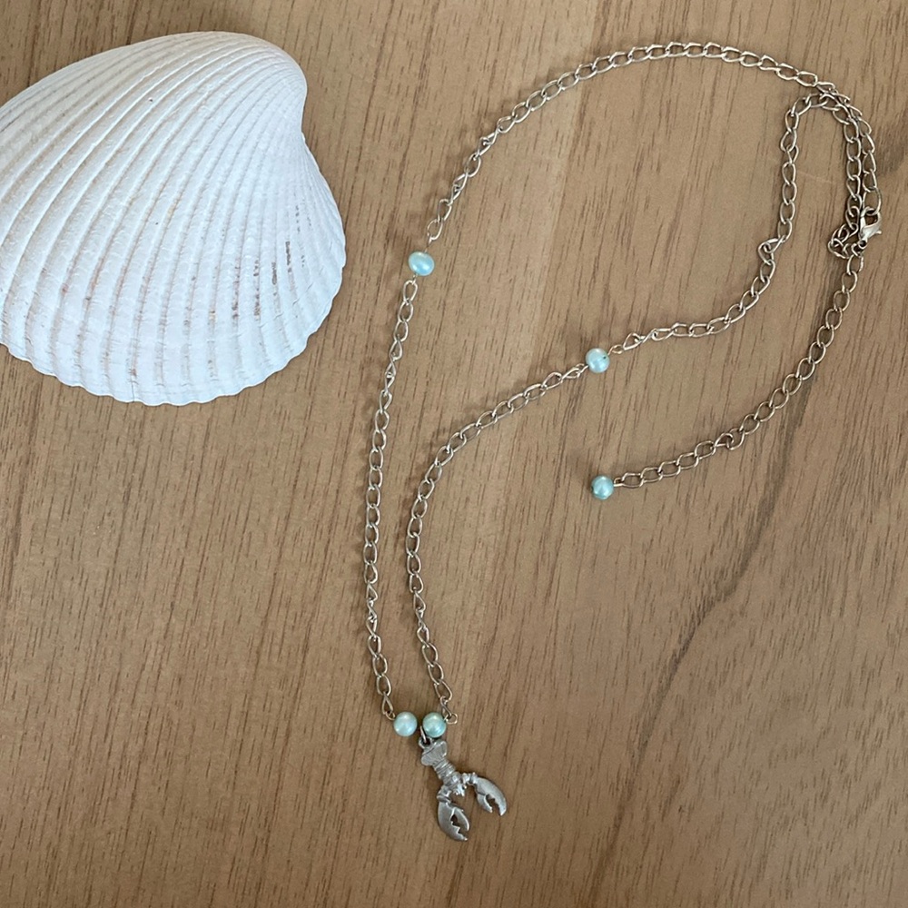 Lobster Charm Necklace
